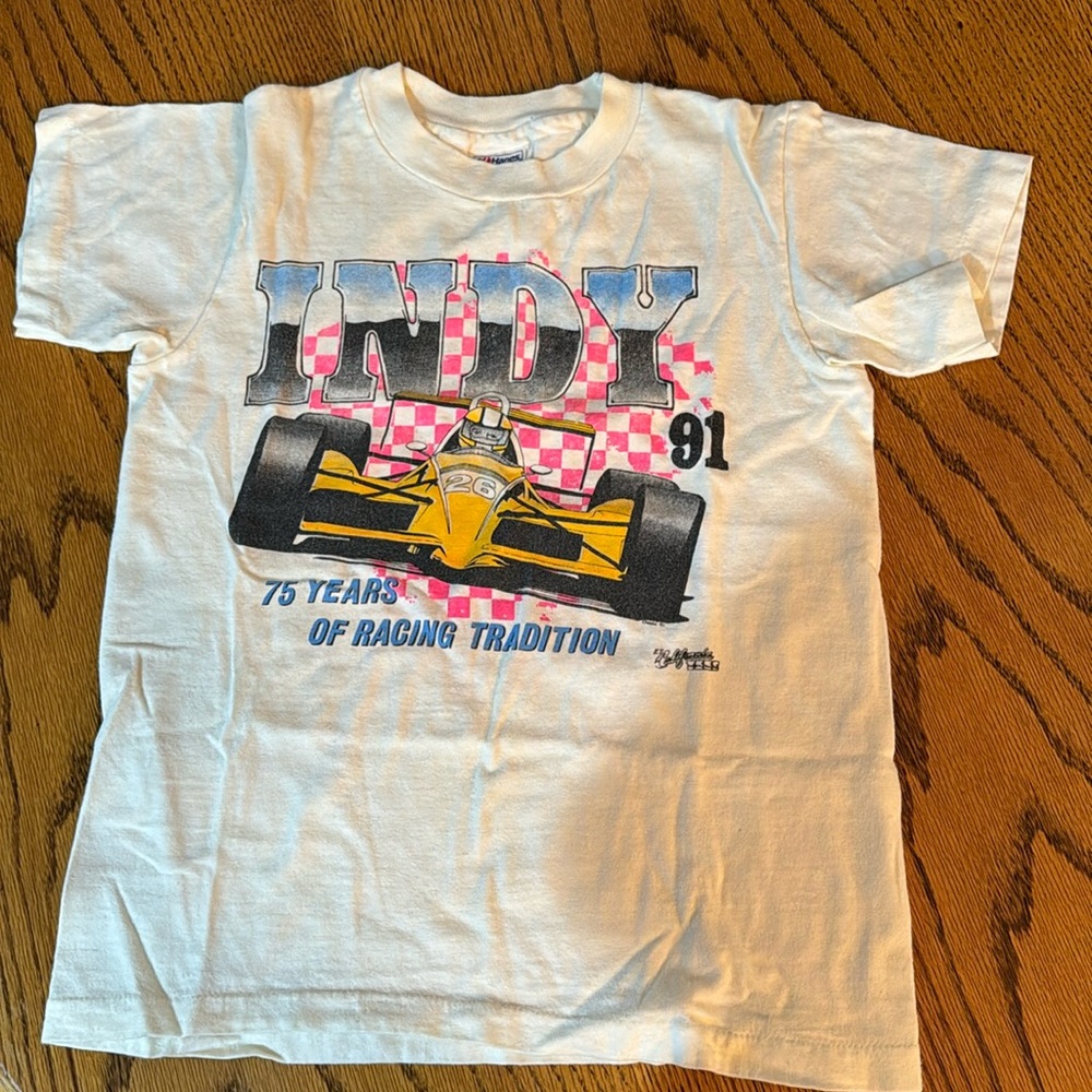 Vintage Indy racing shirt